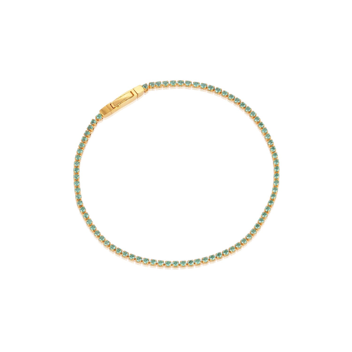 18K gold plated | Turquoise | 19 cm
