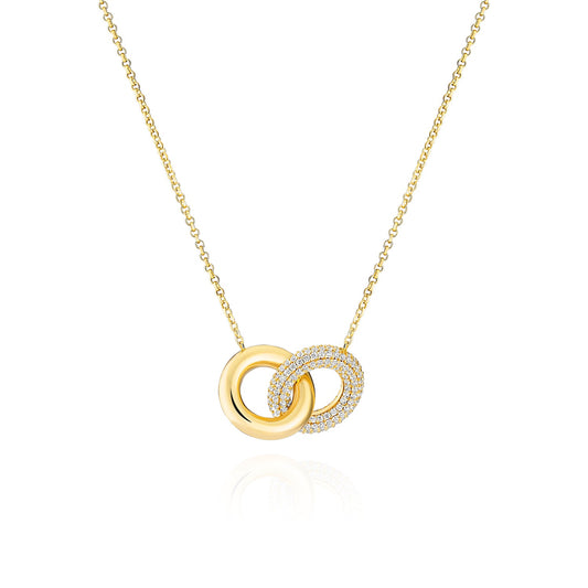 18K gold plated | White