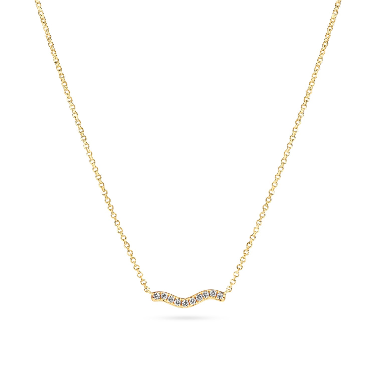 18K gold plated | White