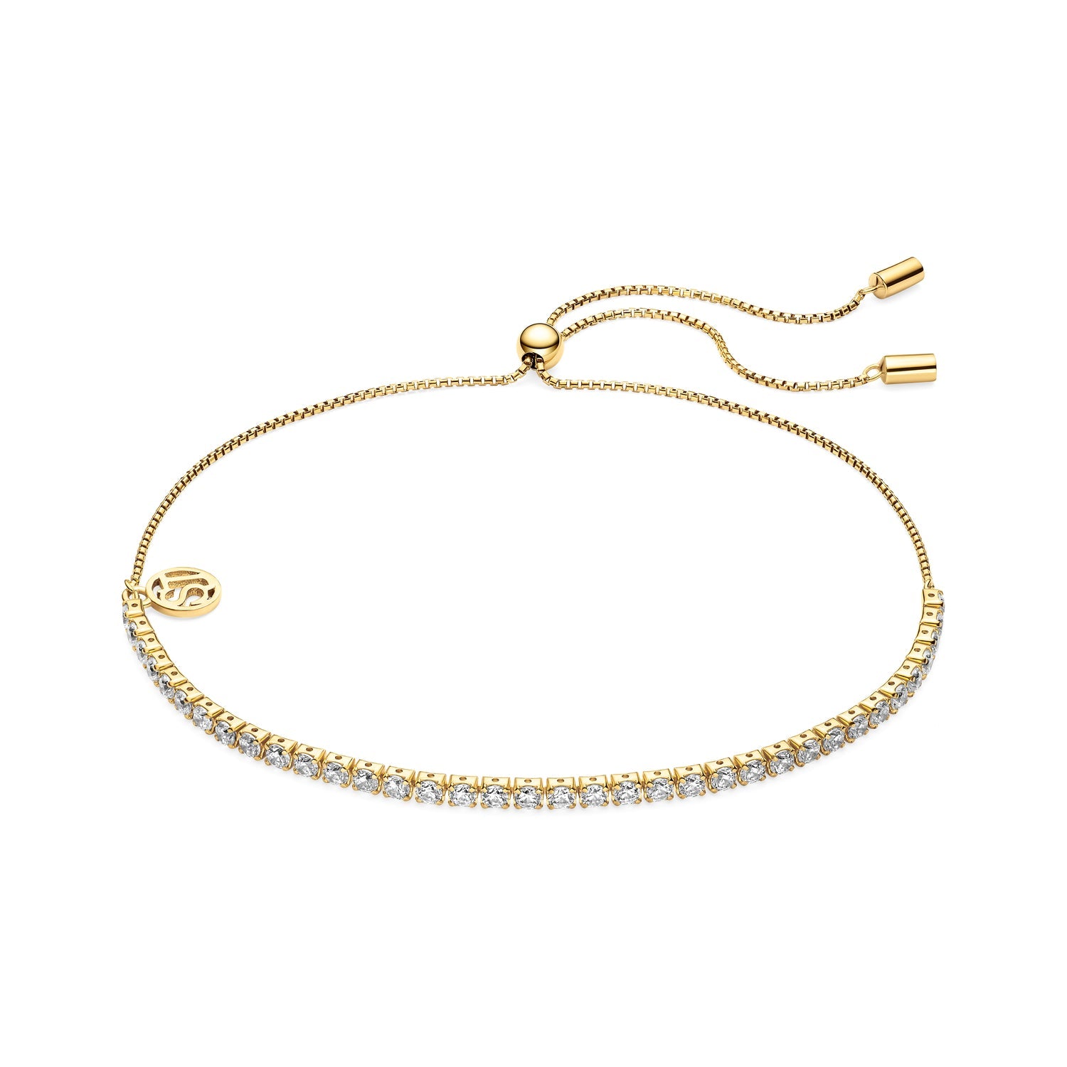 18K gold plated | White