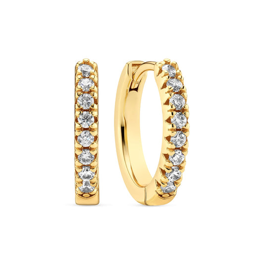 18K gold plated | White | Medio