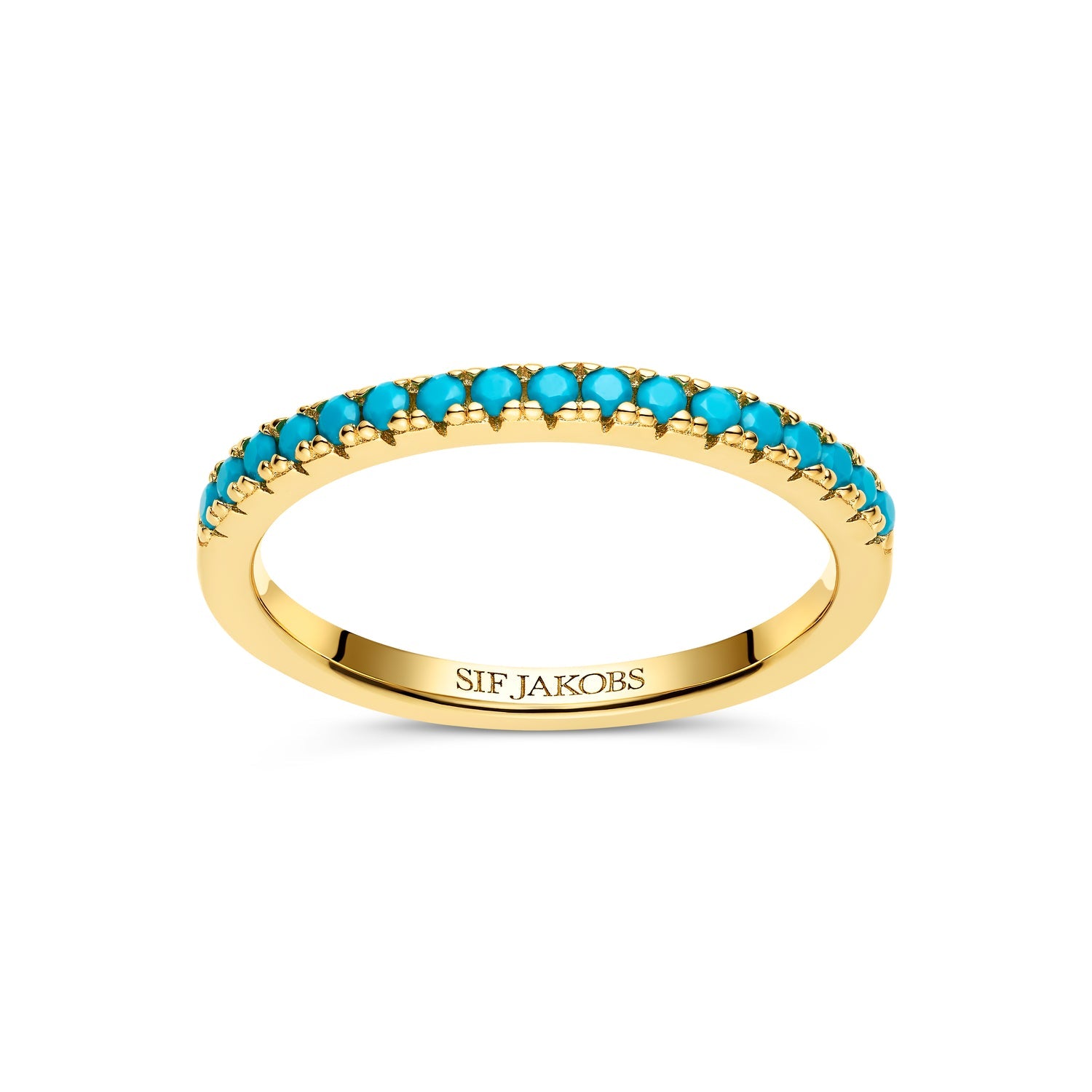 18K gold plated | Turquoise | 60, 18K gold plated | Turquoise | 58, 18K gold plated | Turquoise | 56, 18K gold plated | Turquoise | 54, 18K gold plated | Turquoise | 52, 18K gold plated | Turquoise | 50