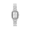 Stainless steel Silver|Stainless steel Silver
Silver dial and white zirconia