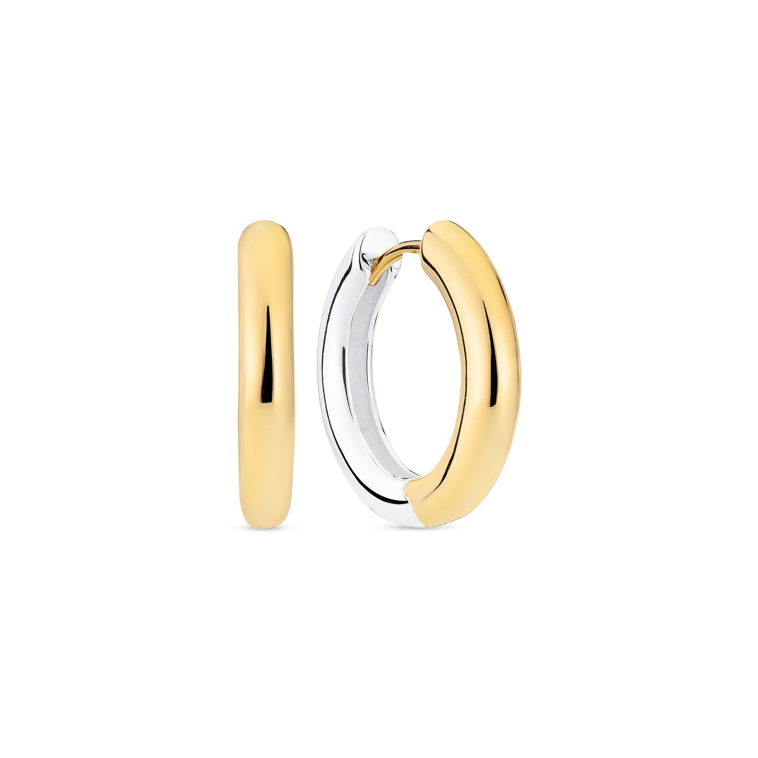 925 Sterling silver / 18K gold plated|Medio