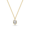 18K gold plated | White